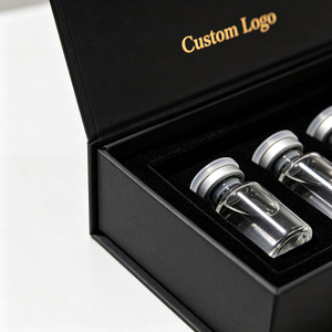 Custom Gold Foil Logo Child Resistant Paper Cardboard Box Oil 3ml 5ml 10ml Vials Slide Open CR Drawer Packaging With EVA Insert - Product Image 6