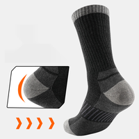 Chaussettes de ski d'hiver OEM, chaussettes de randonnée et de camping en plein air, chaussettes athlétiques anti-transpiration, résistantes au froid, avec semelle en tissu éponge