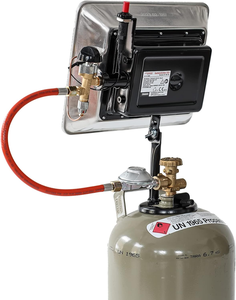 Chauffe-eau instantané au propane Radiant Top Space, construction moderne en fer pour <span class=keywords><strong>chauffage</strong></span> extérieur, modèle LQ-KB7 - Product Image 5