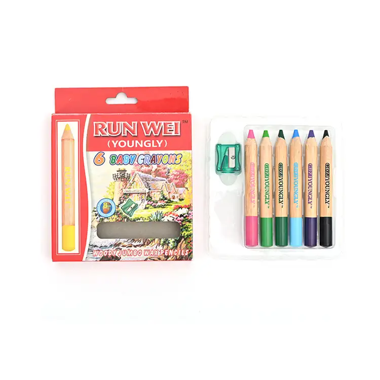 Lápis personalizado de aulas para sala de aula, 6 cores variadas para professores