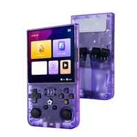 Mooden R36 MAX Pro Retro Handheld-Spielkonsole Android WiFi 3,95-Zoll-IPS-Bildschirm Tragbarer Taschenspielcomputer Geschenk für Gamer
