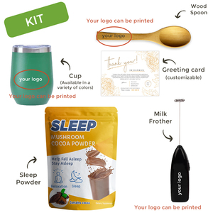 El polvo de cacao para dormir profundo contiene melatonina en polvo de cacao caliente Reishi L-teanina y Champiñón de achicoria en polvo café para ayudar a dormir - Product Image 6