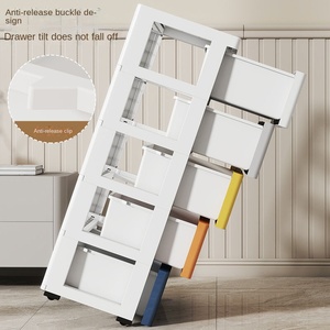 Lớn Nhựa Ngăn Kéo Loại Lưu Trữ Tủ Hộ Gia Đình Phòng Khách Phòng Ngủ Quần Áo Đồ Lặt Vặt Trẻ Em Của Đồ Chơi Hoàn Thiện Lưu Trữ - Product Image 2