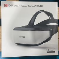 Casque de réalité virtuelle DPVR E3S avec sangle souple et chaise VR Egg - Solution VR de qualité commerciale pour les applications professionnelles