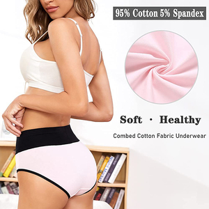 20% <span class=keywords><strong>de</strong></span> Descuento, Bragas <span class=keywords><strong>de</strong></span> Cintura Alta Transpirables para <span class=keywords><strong>Mujer</strong></span>, 5% Elastano / 95% Algodón - Product Image 3