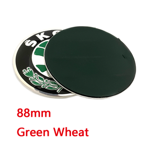 Emblème de voiture 3D 80mm 90mm, <span class=keywords><strong>logo</strong></span> pour capot avant, coffre arrière, pour <span class=keywords><strong>Skoda</strong></span> <span class=keywords><strong>Fabia</strong></span> 1 2 Octavia A7 RS Superb Rapid Yeti Karoq Vision - Product Image 4