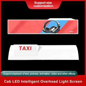Nuevo tipo de venta superior publicidad Taxi superior pantalla electrónica Led pantalla/caja de luz superior de coche personalizada con fábrica de pantalla Led - Product Image 2