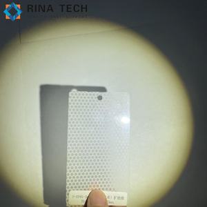 Film de diffusion de lumière Rina Tech 0,1-0,2 mm, motifs ondulés/stripes/pores/triples ondes/pyramides triangulaires pour lampe de plafond suspendu - Product Image 2