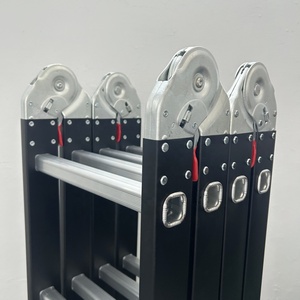 <span class=keywords><strong>Escalera</strong></span> Multiusos Simple de Aluminio y Acero, <span class=keywords><strong>12</strong></span> <span class=keywords><strong>Peldaños</strong></span>, Plegable, <span class=keywords><strong>Precio</strong></span> Directo de Fábrica en China - Product Image 4