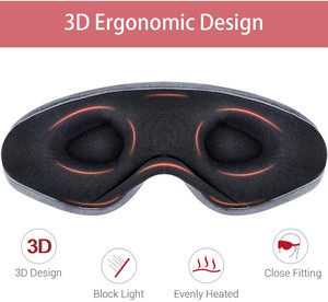 3D USB reutilizable caliente máscara de ojo ajustable 3 temperatura eléctrico seco de aliviar los ojos cansados - Product Image 2