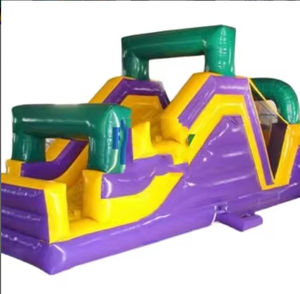 Château gonflable pour enfants de qualité supérieure, parcours d'obstacles extérieur, jouets fantaisie, avec certification CE, matériau PVC pour enfants - Product Image 4