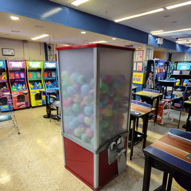 Gumball Dispenser Toy Bouncy Ball Capsule Vending Machine Mechanical Bulk Kids Entertainment Equipment with SDK Function