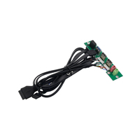 Cable para Panel Frontal de PC, Entrada y Salida de Audio y Micrófono, USB 2.0 Tipo C, Placa de Circuito Impreso para Panel Frontal de PC, Cable para Chasis