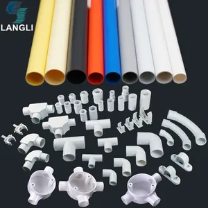 Custom Factory Hot Selling Electrical Plastic PVC Pipe Connector Accessories Conduit Fittings