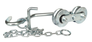 Cửa trượt đặt thép đôi bánh xe đường sắt treo chuối Con lăn ròng rọc cho chuối cableway hệ thống - Product Image 2