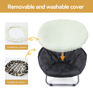 Nuevo diseño redondo plegable elevado mascotas perros gatos viaje uso interior mecedora cama - Product Image 2