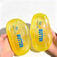 Jouets Squishy en TPR en forme de beurre 14*4*4cm, remplis de vaseline, bâtonnets de fromage, jouets anti-stress pour la décompression et le soulagement de l'irritation