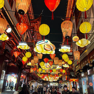 Lanterne extérieure de <span class=keywords><strong>fleur</strong></span> imperméable lanternes chinoises colorées lanterne de soie de papier - Product Image 2