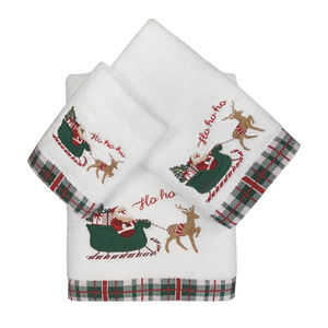 Toalla de Mano de Algodón <span class=keywords><strong>ETEX</strong></span> con Diseño Navideño y Borde Navideño - Product Image 2