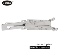 Lishi 2 en 1 Lock Pick LISHI TOY48 2 en 1 Auto Pick and Decoder para LEXUS y TOYOTA