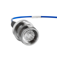 Conector Coaxial 4.3-10-KB3 de Latón, Conector Hembra Mini DIN 4.3-10 para RG141 RG402, Precio de Fábrica