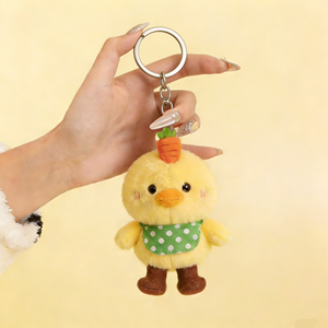 Llavero de Peluche de Pollito Adorable Hecho a Medida, Adorno Colgante para Mochila, Colgante de Muñeco de Pollo Suave, Accesorio de Juguete de Pollito Mini - Product Image 1