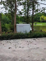 Stasiun Pemantauan Kualitas Air Multi-parameter PH ORP Turbiditas DO Monitor Tenaga Surya untuk Danau Sungai