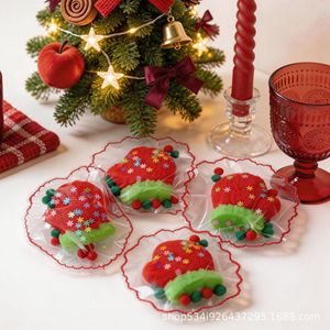 Ensemble de jouets squishy de Noël, jouets anti-stress en TPR souple, jouets à presser mignons en forme de bonhomme de neige et d'arbre de Noël, jouets sensoriels pour cadeaux de fêtes - Product Image 3