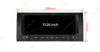 MEKEDE Autoradio multimédia Android 10,26 pouces avec Car-play, WiFi, BT, 2+64G, lecteur de musique, GPS, FM pour BMW X5 E39 1999-2006