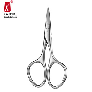 Curved Scissors Nail And Cuticle Scissors Eyebrow Scissor