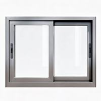 Ventana Corredera de Aluminio con Aislamiento Térmico y Acústico, Tamaño Personalizado para Climas Fríos, Proyectos de Renovación Exterior de Villas de Alta Gama