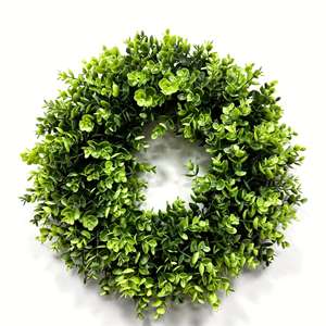 Nueva hoja de manzana de eucalipto verde 50cm guirnalda CORONA DE Navidad coronas para decoración del hogar - Product Image 2