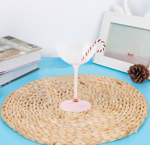 Vente en gros de verres à vin de canne à sucre pour cocktail martini verres à champagne coupés personnalisés - Product Image 4