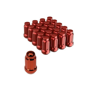 Jantes de voiture de course personnalisées écrous de roue en aluminium léger M12x1.25/1.5mm écrous de roue de voiture en titane - Product Image 5