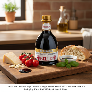 500 ml IGP Certified Vegan Balsamic <b>Vinegar</b> Modena Raw Liquid Bottle Bulk Box Packaging 5 Year Shelf Life Black No Additives - Product Image 3