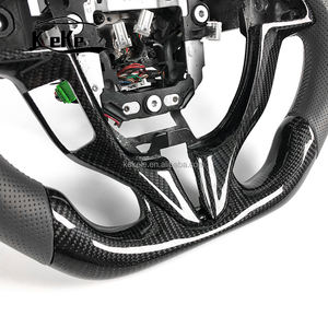 พวงมาลัยหนังคาร์บอนไฟเบอร์สีเทาแบบมีรู สำหรับรถยนต์ฮอนด้า แอคคอร์ด รุ่นที่ 8 และ โอดิสซีย์ ปี 2008-2012 - Product Image 3