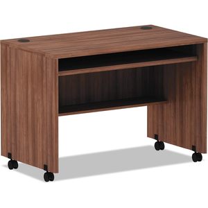 Bureau de travail mobile moderne en noyer de la série Alera Valencia, 41,38 po. X 23,63 pouces X 30 pouces Bureau de travail moderne en noyer - Product Image 1