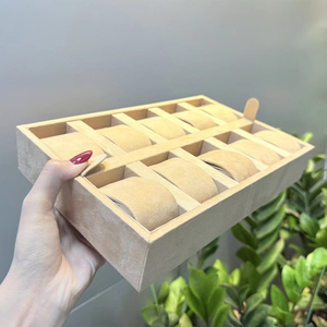 Caja de Almacenamiento para Relojes de Madera Verde, Directo de Fábrica, 10 Ranuras, Organizador de Relojes de Lujo con Logotipo Personalizado para Relojes de Marcas Famosas - Product Image 3