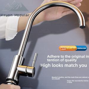 <span class=keywords><strong>Robinet</strong></span> de salle de bain Wayon en acier inoxydable de qualité supérieure, design moderne, surface facile à nettoyer pour vanité, hôtel, villa - Product Image 4