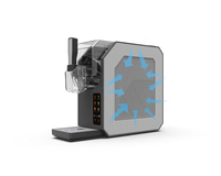 Machine à slush avec 6 programmes prédéfinis, slushy instantané sans glaçons, machine à boissons glacées facile à nettoyer pour comptoir