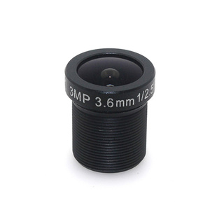 Ống kính <span class=keywords><strong>camera</strong></span> quan sát Ống kính tiêu cự 3.6mm F2.0 1/2.5 "Cảm biến 128 ° FOV 3MP M12 S - Product Image 1