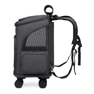 Vente chaude Chat Voyage Bagages <span class=keywords><strong>Sac</strong></span> Respirant Confort Pet Carrier Chat <span class=keywords><strong>Sac</strong></span> <span class=keywords><strong>À</strong></span> <span class=keywords><strong>Dos</strong></span> Roues Roulantes Trolley <span class=keywords><strong>Sac</strong></span> Grand Espace Wheeling <span class=keywords><strong>sac</strong></span> - Product Image 4
