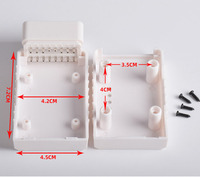 OBD2 Bluetooth OBD-Schnitts telle stecker für Kraftfahrzeuge OBD2-Stecker 16-poliger Stecker Modifikation J1962M OBDII-Schale
