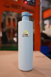 Hotsale 800ml HDPE Cylindrique Bouteille En Plastique avec Col Horizontal pour Lotion Spray Gel Douche Emballage OEM - Product Image 3