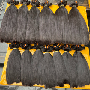 Offerta Lampo: Extension per Capelli Veri Vietnamiti, Fasci di Capelli Grezzi Super Double Drawn di Alta Qualità, Lisci Naturali, Pronti per la Spedizione - Product Image 1