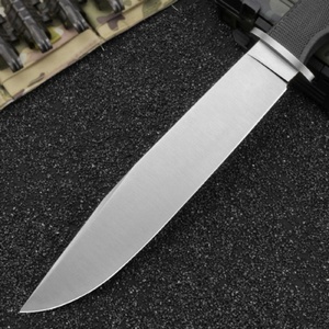 Cuchillo de Supervivencia Táctico FN MB10 de Acero Inoxidable de Alta Calidad con Mango de Goma Personalizable OEM, Cuchillo de Bolsillo de Grado DIY - Product Image 2