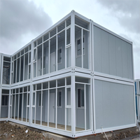 Maison préfabriquée en conteneur de 20 pieds avec panneaux sandwich, utilisation comme abri de voiture imperméable, conception en kit