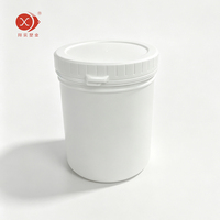 Pot en plastique de qualité alimentaire personnalisé avec couvercle inviolable pour emballage d'échantillons de poudre, peinture ou produits chimiques