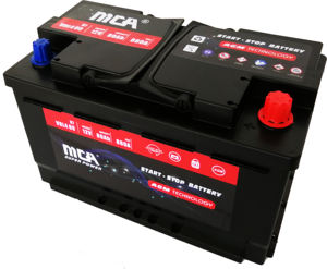 공장 직판 충전식 AGM 스타트 스톱 자동차 배터리 12V 80Ah - Product Image 3