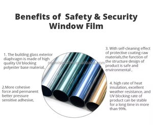 Kiến Trúc Xây Dựng Cử<span class=keywords><strong>a</strong></span> Sổ Cách Nhiệt Phim Năng Lượng Mặt Trời Gương Phản Chiếu Phim Cử<span class=keywords><strong>a</strong></span> Sổ Dân Cư Nhuộm Màu - Product Image 5